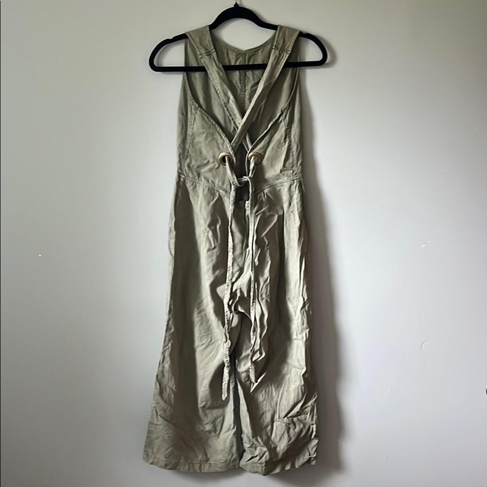 Anthropology - Cloth & Stone Sleeveless Green Jumpsuit